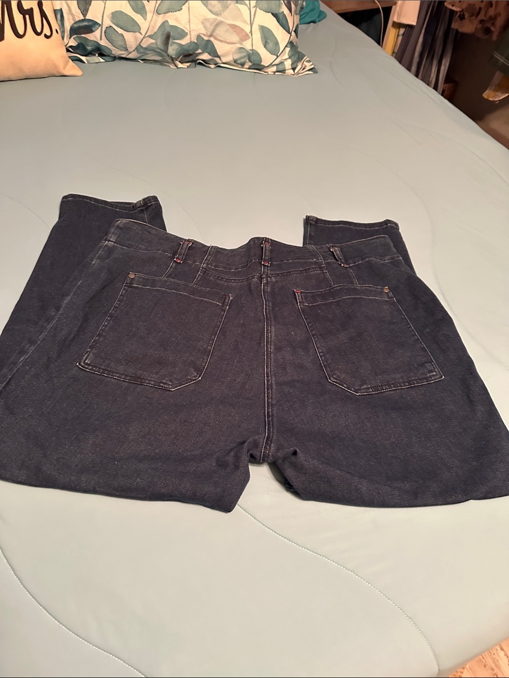 Maeve Black Straight Leg Jeans - Picture 3 of 3